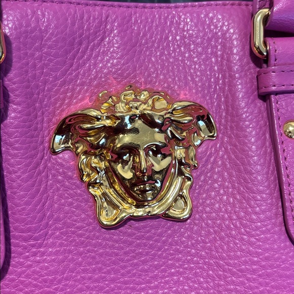 Versace Large La Medusa Tote bag Vibrant Fuchsia Pink Authentic - Picture 6 of 17